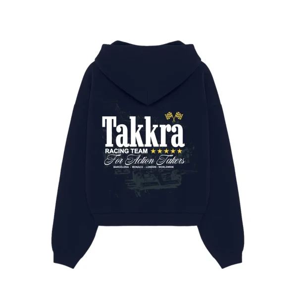 Takkra Monaco Hoodie Navy Blue (2)