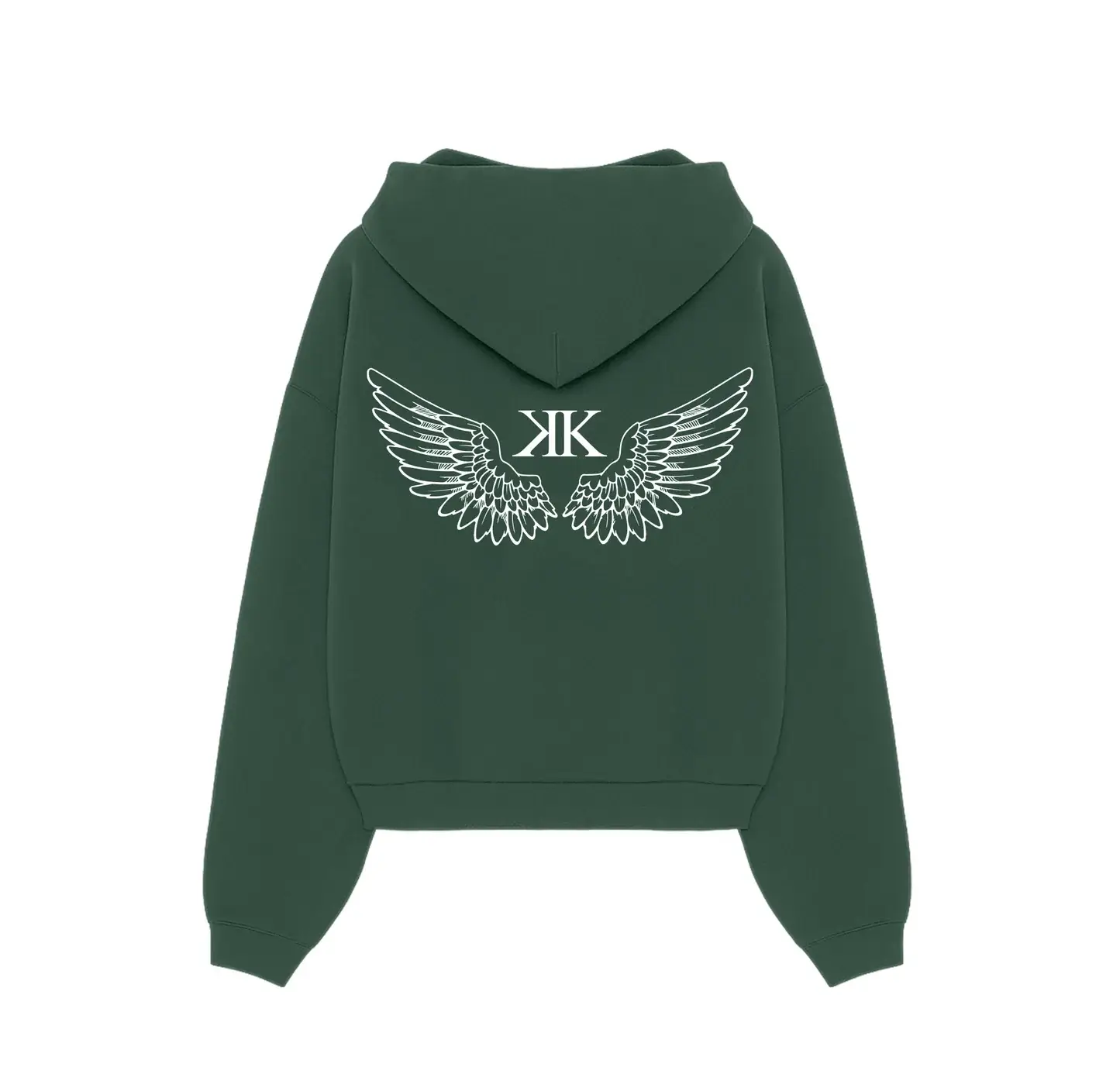 Takkra Wings Hoodie Bottle Green (2) Takkra Wings Hoodie Bottle Green (2)