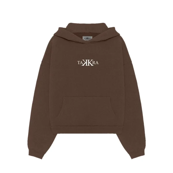 Takkra Wings Hoodie Brown (1)