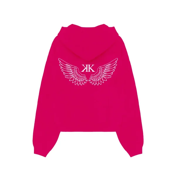 Takkra Wings Hoodie Hot Pink (2)