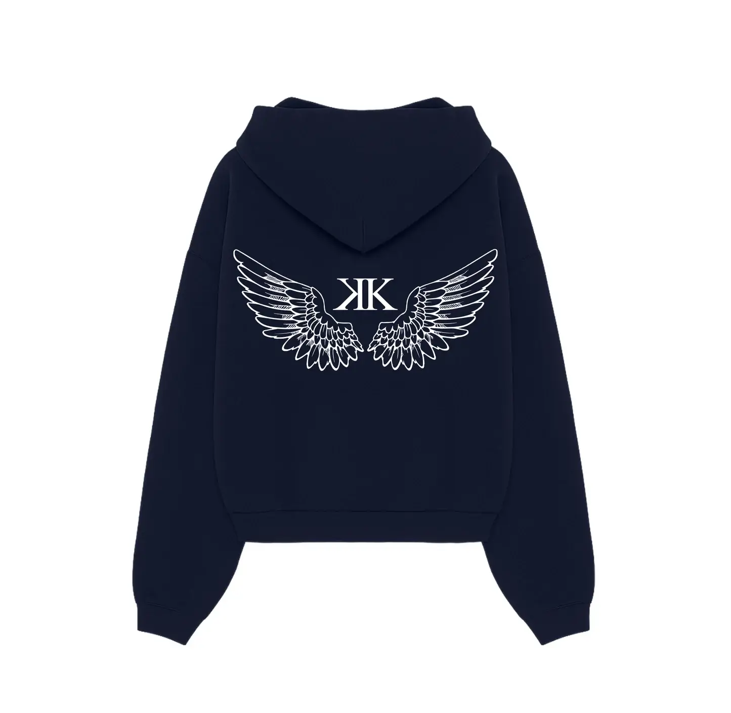 Takkra Wings Hoodie Navy Blue (2) Takkra Wings Hoodie Navy Blue (2)