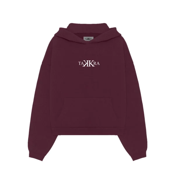 Takkra Wings Hoodie Wine Burgundy (1)