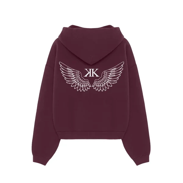 Takkra Wings Hoodie Wine Burgundy (2)